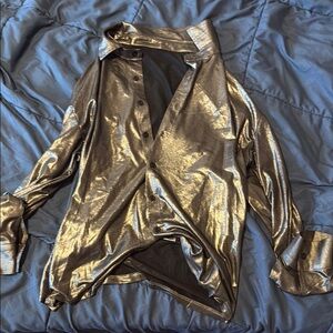 Metallic Gold Women's Jacket
